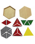 Konstrukcje z trójkątów - 5 zestawów