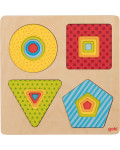 Puzzle warstwowe - Kolorowe kształty