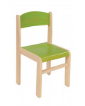 Krzesełko drewniane JAWOR - 31 cm, zielone