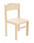 Krzesełko drewniane JAWOR - 31 cm, naturalne
