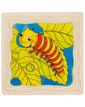 Puzzle warstwowe - Motylek
