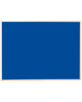 Kolorowa tablica korkowa 120 x 90 cm - niebieska