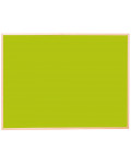 Kolorowa tablica korkowa 120 x 90 cm - zielona