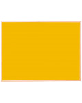 Kolorowa tablica korkowa 120 x 90 cm - żółta