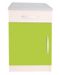 Elegancka szafka z szufladą - zielona