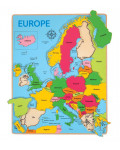 Drewniane puzzle - Mapa Europy