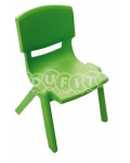 Krzesełko plastikowe - wysokość: 30 cm - zielone