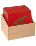 Drewniane pudełko - Litery