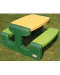 Stolik piknikowy dla dzieci - zielony