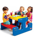 Stolik piknikowy dla dzieci - niebieski