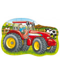 Puzzle podłogowe - Traktor