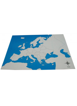 Kontrolna mapa - Europa - bez opisu