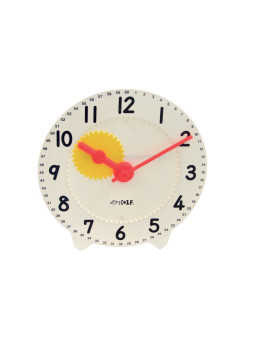 Szkolny zegar - biały - Ø 30 cm