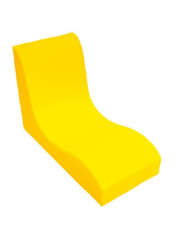 Fotel SOFT Relax dla 1 dziecka - żółty