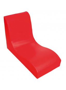 Fotel SOFT Relax dla 1 dziecka - czerwony