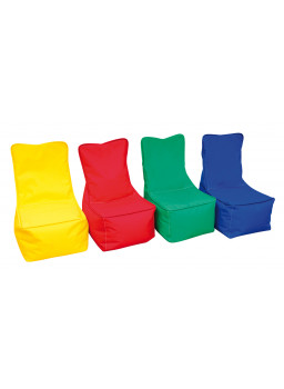 Fotel relaksacyjny dla dzieci -żółty