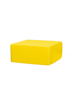 Pufa KWADRAT 15 cm - żółta
