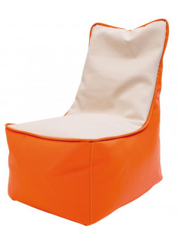 Fotel relaksacyjny dla dzieci -pomarańcz-waniliowy