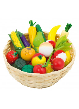 Kosz z owocami i warzywami