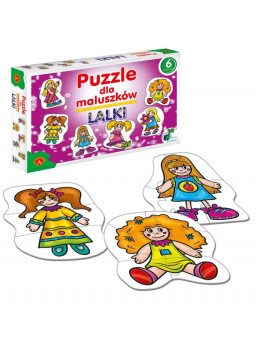 Puzzle dla maluszków- Lalki