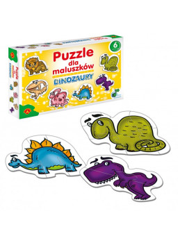 Puzzle dla maluszków- Dinozaury