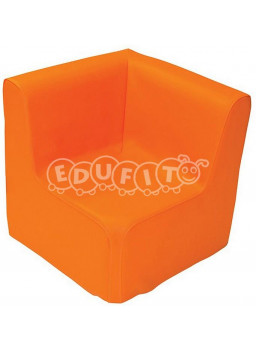 Fotel narożny - pomarańczowy