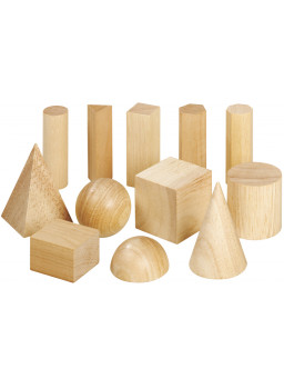 Drewniane figury geometryczne